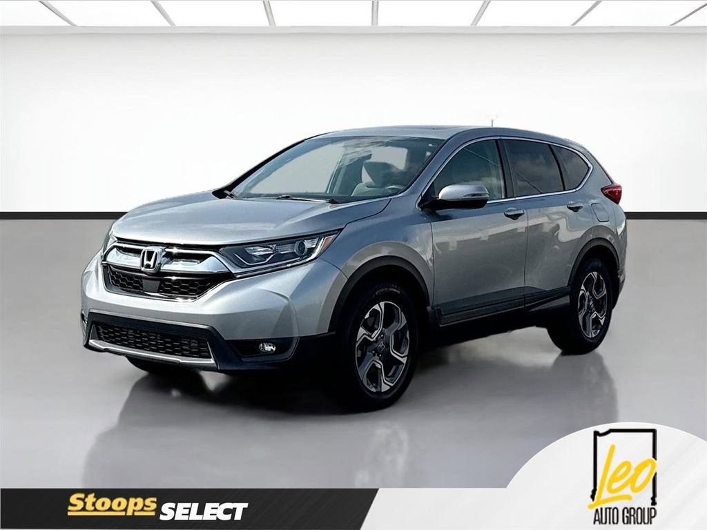 2019 Honda CR-V EX in Silver — front three-quarter view