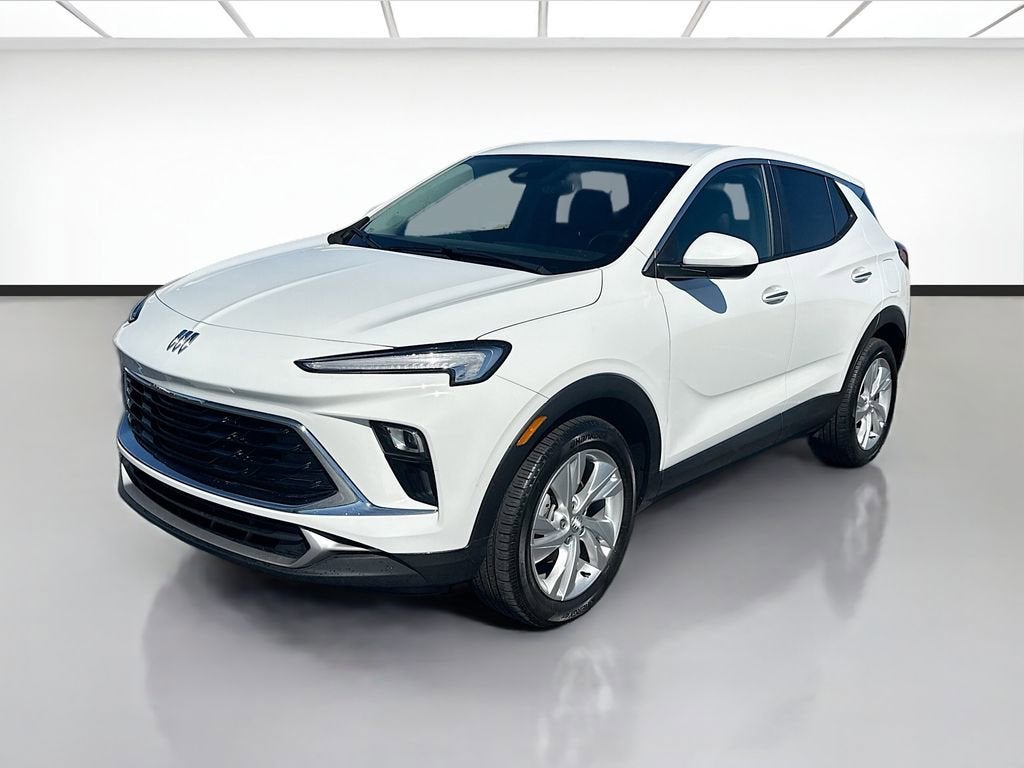 2024 Buick Encore GX Preferred in Summit White — front three-quarter view