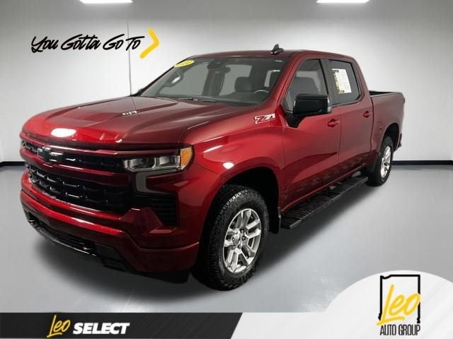 2024 Chevrolet Silverado 1500 RST in Radiant Red Tintcoat — front three-quarter view