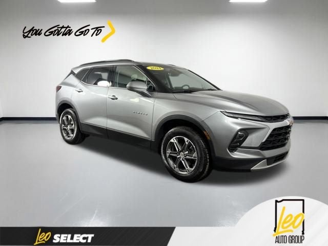 2024 Chevrolet Blazer 2LT in Sterling Gray Metallic — front three-quarter view
