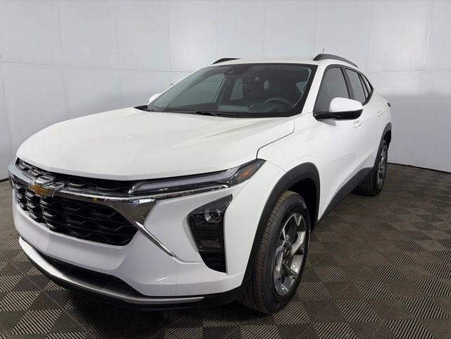2026 Chevrolet Trax LT in Summit White — front three-quarter view