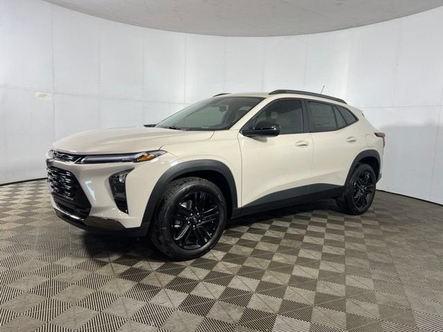 2026 Chevrolet Trax ACTIV in White Sands — front three-quarter view