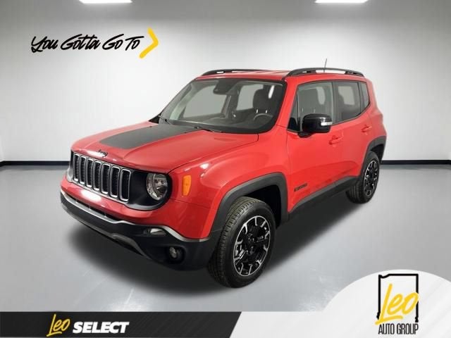 2023 Jeep Renegade Upland 4x4 in Red — front three-quarter view