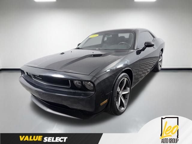 2013 Dodge Challenger SXT in Black Clearcoat — front three-quarter view