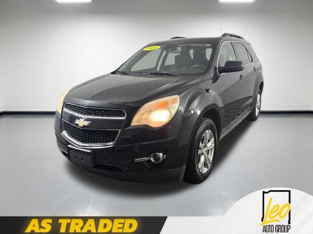 2010 Chevrolet Equinox LT in Black Granite Metallic — front three-quarter view