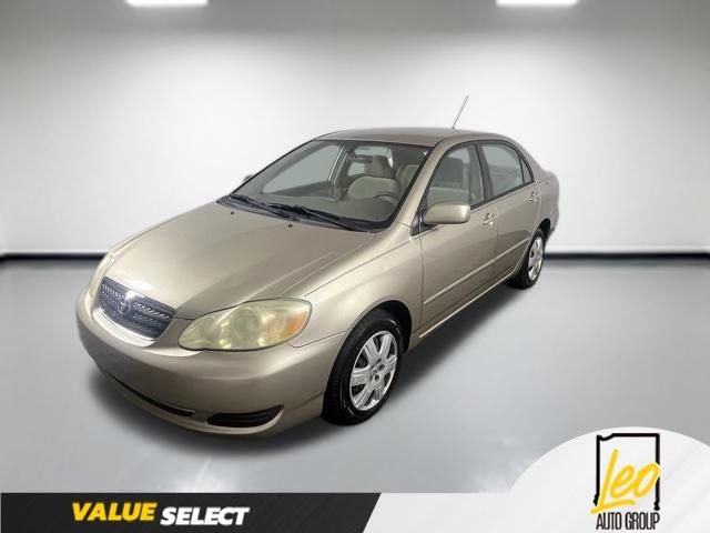 2005 Toyota Corolla Base in Desert Sand Mica — front three-quarter view