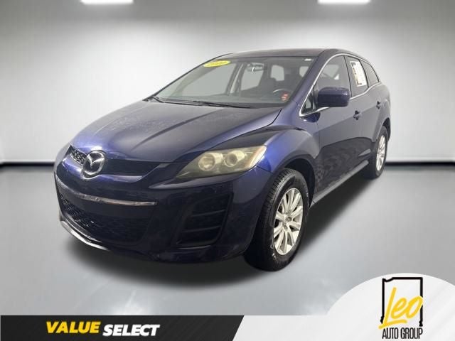 2010 Mazda Mazda Cx-7 i SV in Stormy Blue Mica — front three-quarter view