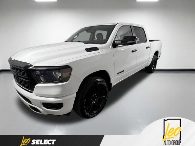 2023 RAM 1500 Big Horn/Lone Star in Bright White Clearcoat — front three-quarter view