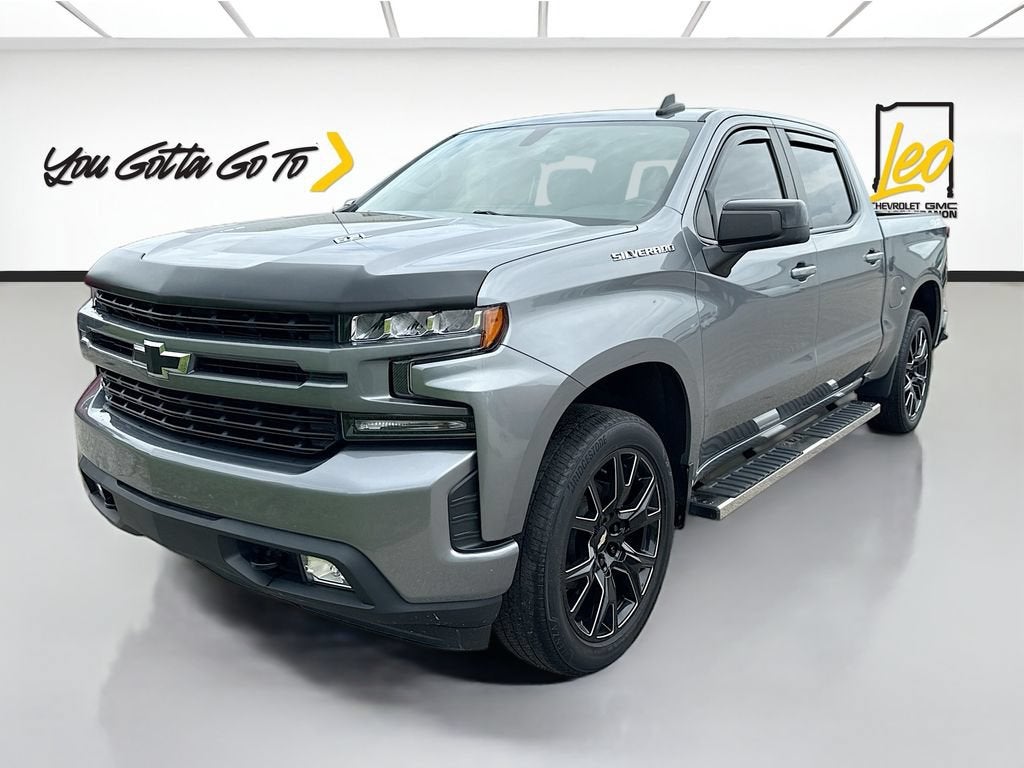 2022 Chevrolet Silverado 1500 LTD RST in Satin Steel Metallic — front three-quarter view