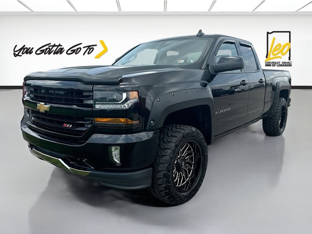 2016 Chevrolet Silverado 1500 LT in Black — front three-quarter view