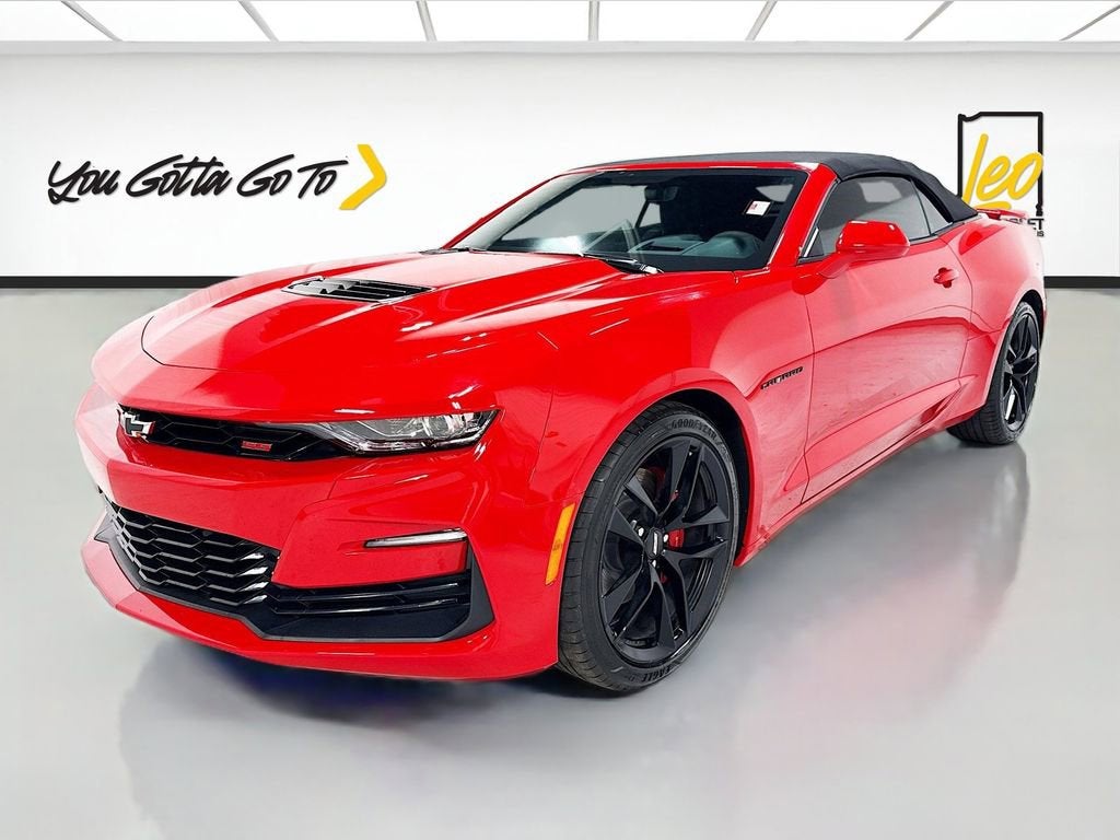 2023 Chevrolet Camaro 2SS in Red Hot — front three-quarter view