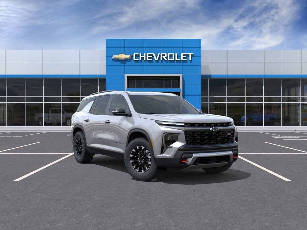 2026 Chevrolet Traverse Z71 in Sterling Gray Metallic — front three-quarter view