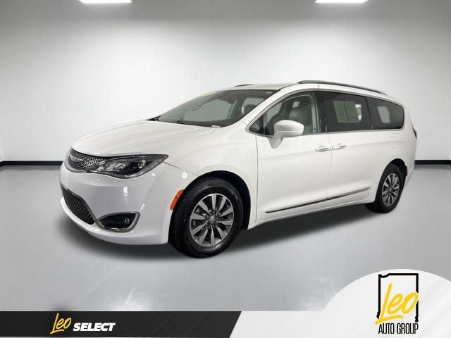 2020 Chrysler Pacifica Touring L Plus in White — front three-quarter view