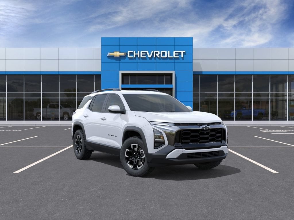 2027 Chevrolet Equinox ACTIV in Polar White Tricoat — front three-quarter view