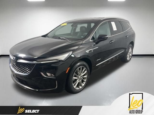 2023 Buick Enclave Avenir in Ebony Twilight Metallic — front three-quarter view