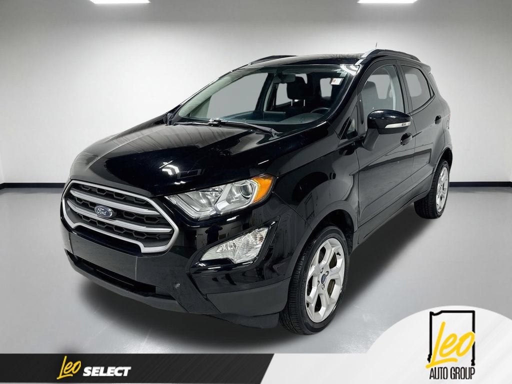 2021 Ford EcoSport SE in Black — front three-quarter view